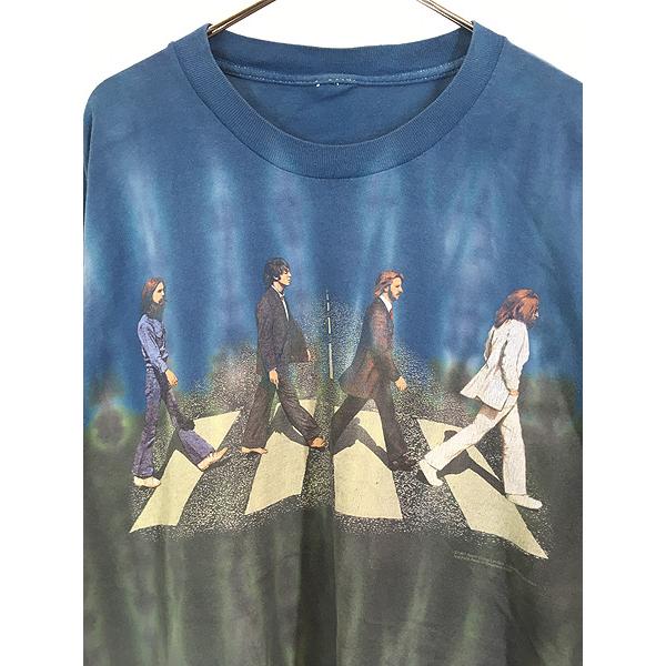 古着 90s The Beatles 「ABBEY ROAD」 メンバー フォト ミュージック