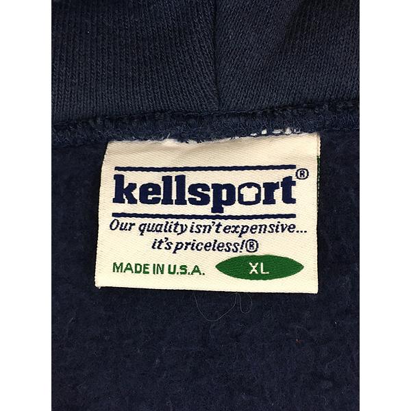 古着 90s USA製 Kellsport リバース タイプ スウェット ジップ