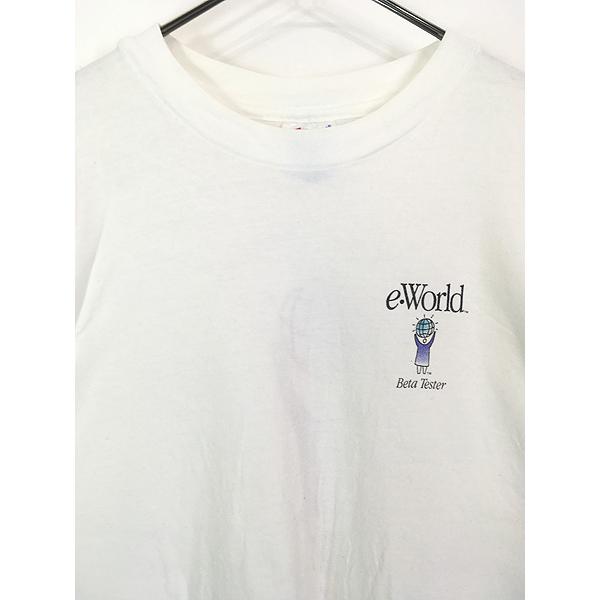 古着 90s USA製 Apple 貴重!! 「e World Beta Tester」 PC