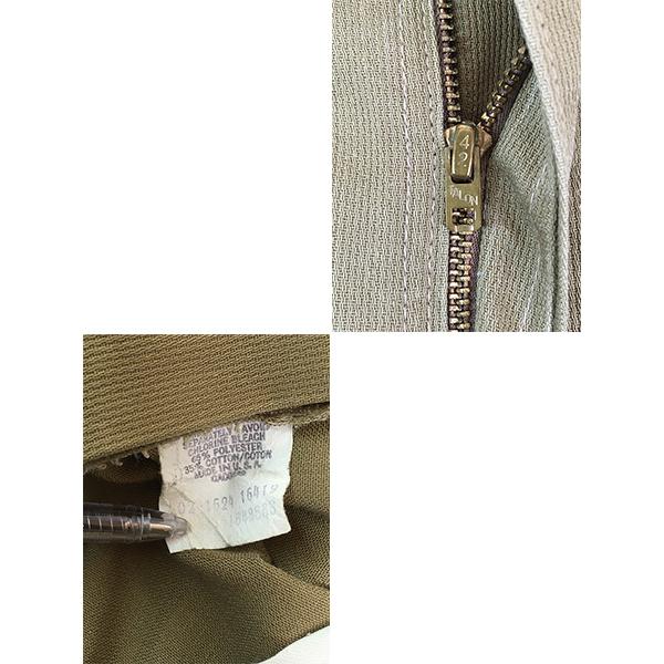 古着 70s USA製 Lee 202-1624 コットン ピケ パンツ ブーツカット
