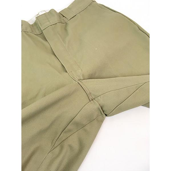 古着 80s USA製 Dickies コットンツイル ワーク チノ パンツ