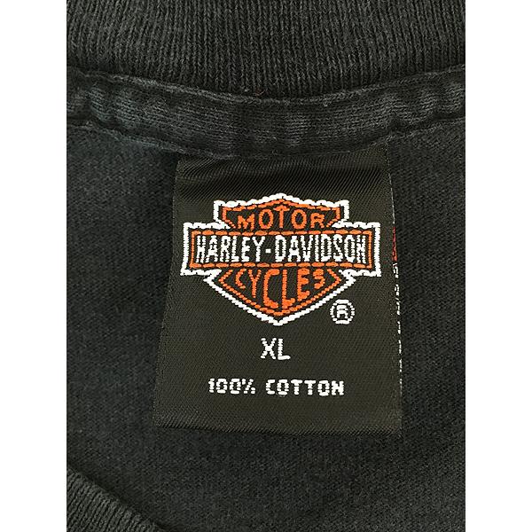 古着 90s USA製 HARLEY DAVIDSON シールド&バー V2 エンジン Tシャツ XL 古着｜dracaena｜09