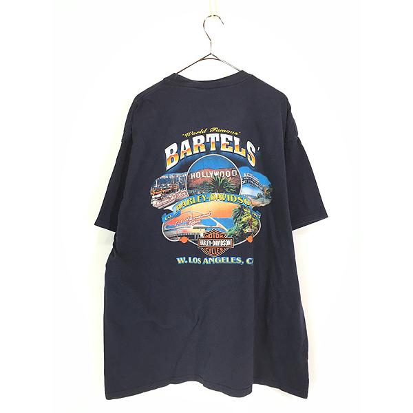 古着 10s HARLEY DAVIDSON  シールド&バー バイク グラフィック Tシャツ XXL 古着｜dracaena｜03