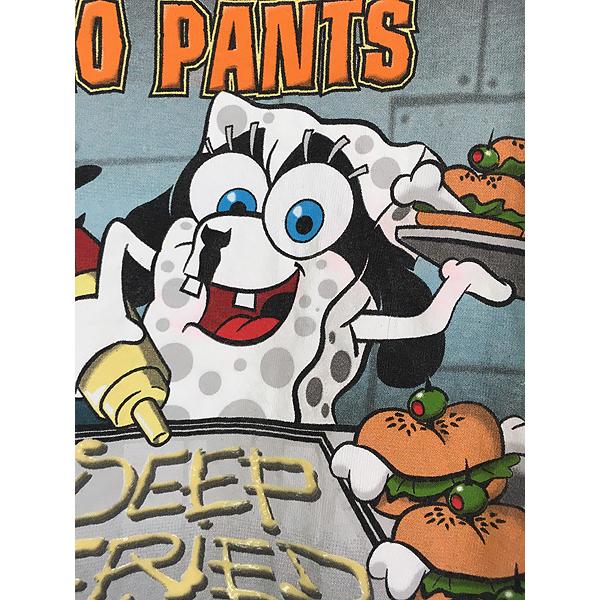 古着 00s BIG DOGS 「SPONGE DOG」 スポンジ ボブ パロディ Tシャツ L