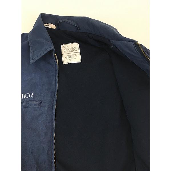 古着 80s 米軍 USN 「CROZIER」 ステンシル ミリタリー ネイビー