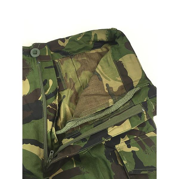 実物 80s イギリス軍 DPM 迷彩 コンバットパンツ ヴィンテージ 古着 Deadstock!! イギリス軍 DPM ブラッシュパターン カモ 迷彩