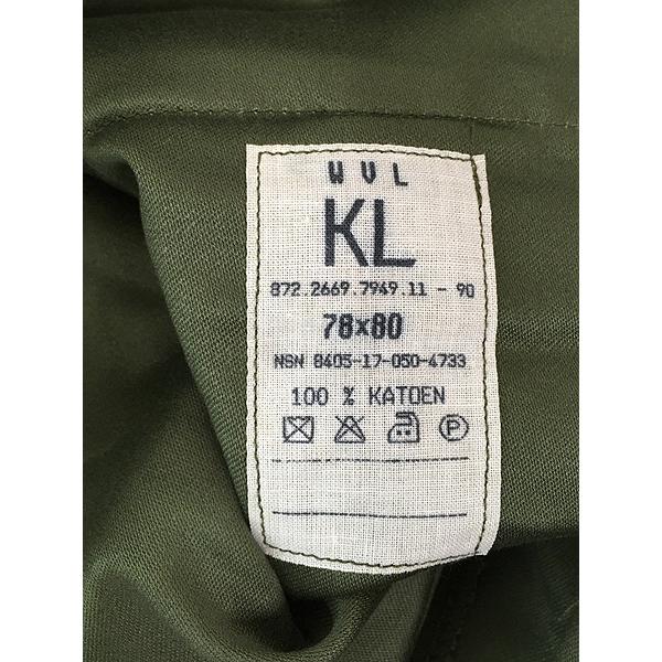古着 Deadstock!! 90s オランダ軍 ミリタリー コットンサテン