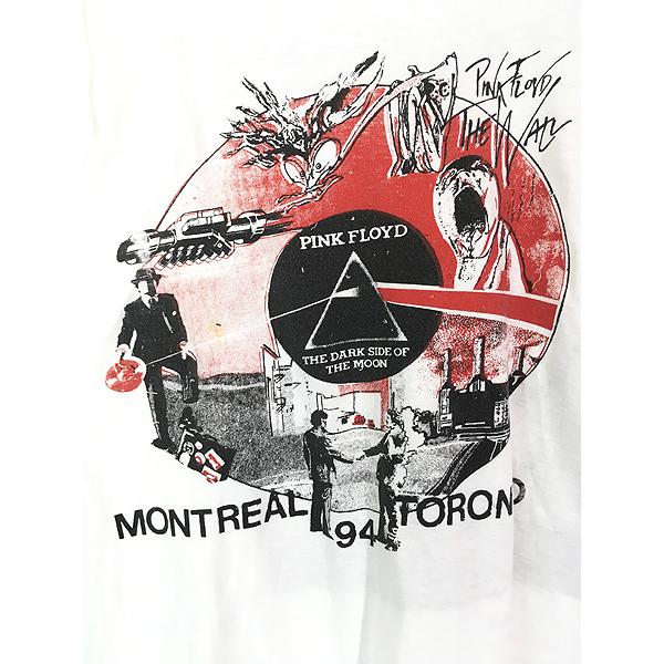 古着 90s Pink Floyd 「The Division Bell」 希少!! 94  ブートレグ プログレ ロック バンド パキ綿 Tシャツ XL位 古着 90s Pink Floyd 「The Division Bell」 希少!! 94 Canada