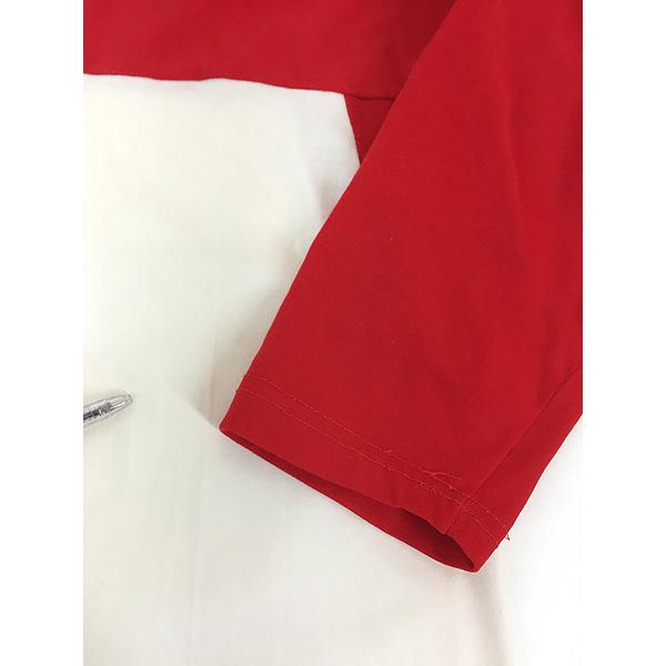 古着 80s USA製 Russell レア!! オフセット ハーフボタン バイカラー ナイロン フットボール Tシャツ L 古着 80s USA製 Russell レア!! オフセット ハーフボタン バイカラー