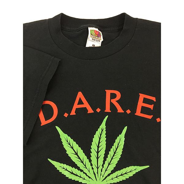 古着 90-00s D.A.R.E TO LEGALIZE ドラッグ マリファナ パロディ