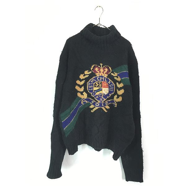 古着 Polo Ralph Lauren 「THE CREST」 タスキライン BIG クレスト 