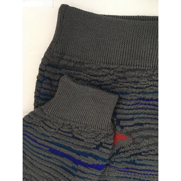 古着 90s Australia製 FAR HORIZONE ランダム アート ウール ニット