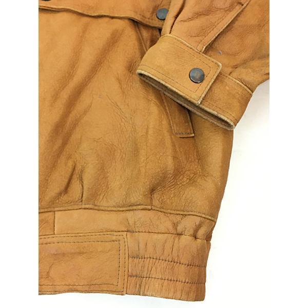 古着 70s 英国製 Owen Barry B-3 タイプ 本革 シープスキン レザー