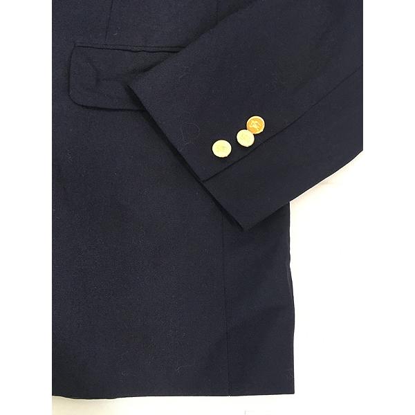 古着 80s USA製 Burberrys × Spector's 金ボタン 上質 ネイビー ウール