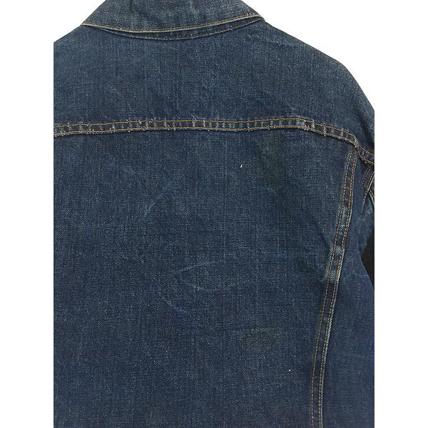 古着 70s Levi's 70505 「初期」 TROY ブランケット 濃紺