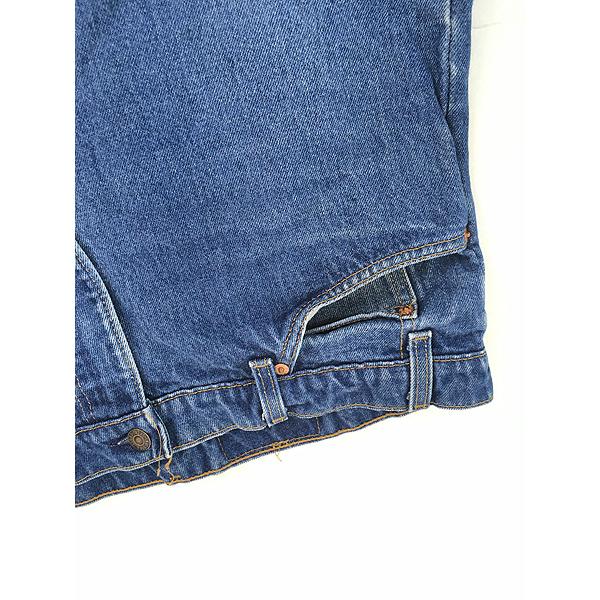 古着 90s USA製 Levi's 517-0217 濃紺 ブルー デニム ブーツカット