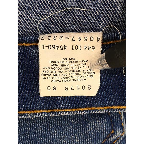 古着 90s Levi's With a Skosh More Room 547-2317 真紺 ブルー
