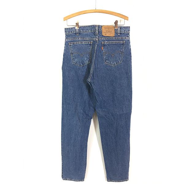 古着 90s USA製 Levi's 550-0289 濃紺 ブルー デニム パンツ ジーンズ