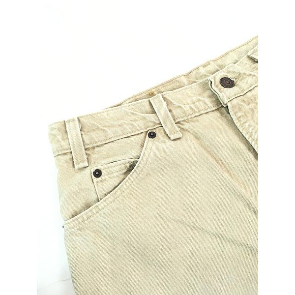 古着 90s USA製 Levi's 550-4123 ベージュ カラー デニム パンツ