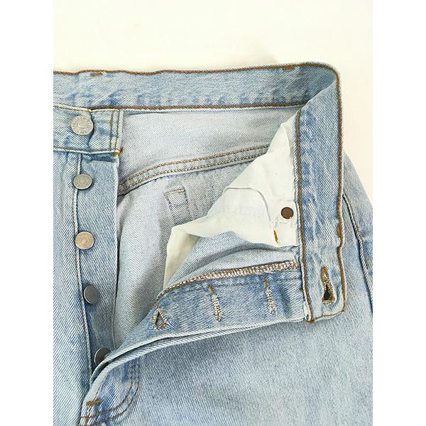美品　levi's 501 usa製　W36 L30 90s 501-0134 古着 90s USA製 Levi's 501-0134 アイスブルー デニム パンツ ジーンズ