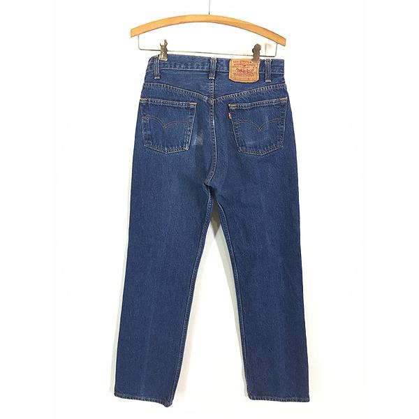 古着 80s USA製 Levi's 501-0115 濃紺 ブルー デニム パンツ ジーンズ