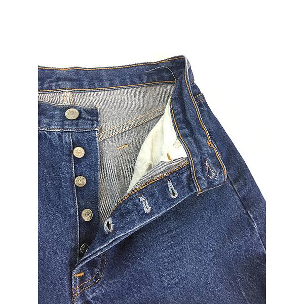 古着 80s USA製 Levi's 501-0115 濃紺 ブルー デニム パンツ ジーンズ
