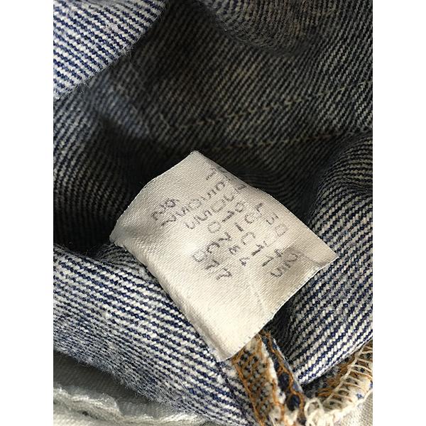 古着 80s USA製 Levi's 501-0115 濃紺 ブルー デニム パンツ ジーンズ