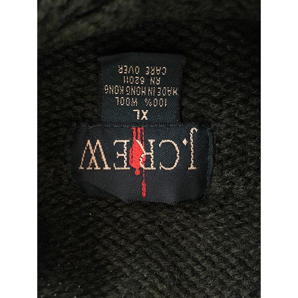 古着 90s J Crew 無地 プレーン ロールネック ローゲージ ウール  