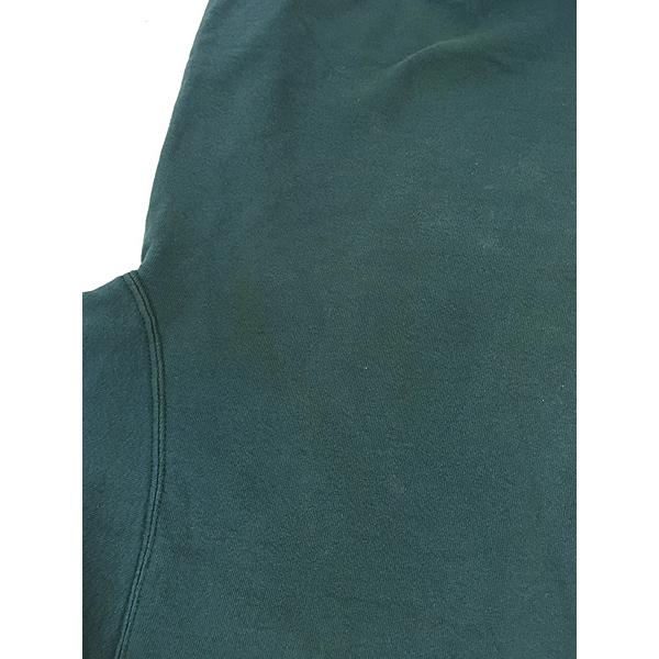 古着 90s NIKE スウォッシュ ワンポイント ソリッド スウェット パーカー 青緑 L 古着 古着 90s NIKE スウォッシュ ワンポイント ソリッド スウェット