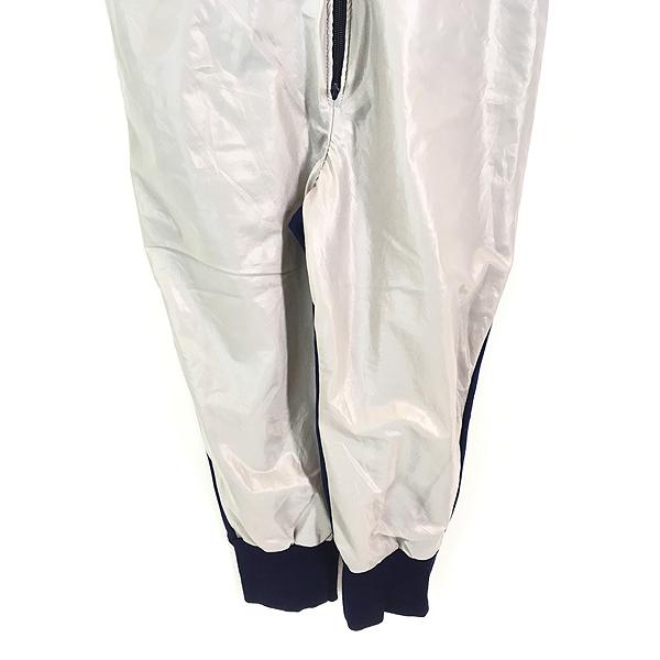 古着 80s adidas 光沢 ナイロン × ジャージ 7分丈 オーバーオール M