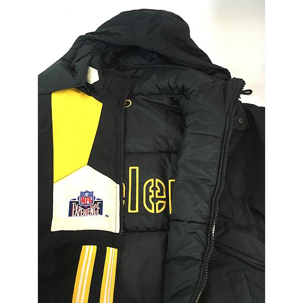 古着 90s NFL Pittsburgh Steelers スティーラーズ 「EXPERIENCE」 3way パデット リバーシブル ジャケット L 古着 古着 90s NFL Pittsburgh Steelers スティーラーズ 「EXPERIENCE