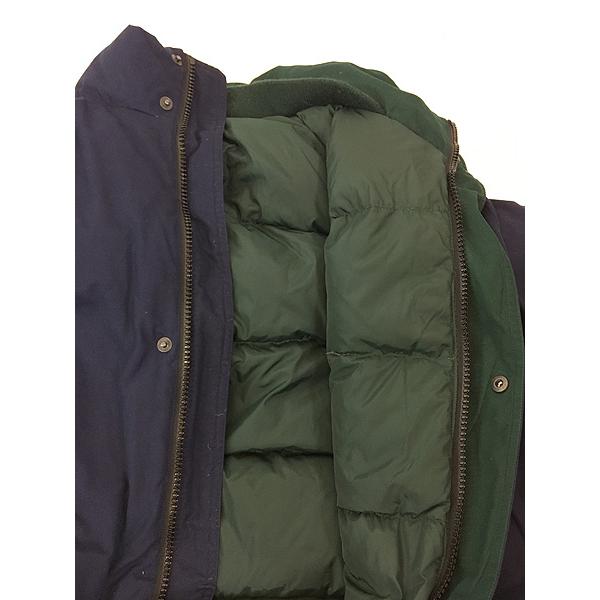 古着 90s Eddie Bauer 「Ridge Line」 2way コットンクロス グース ダウン ジャケット パーカー コート XL ミント!! 古着 90s Eddie Bauer 「Ridge Line」 2way コットンクロス グース