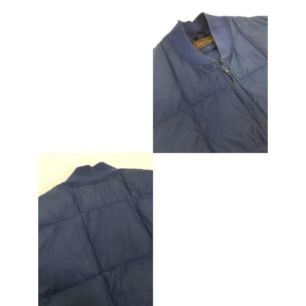 古着 80s Eddie Bauer 軽量 リップストップ シェル キルティング