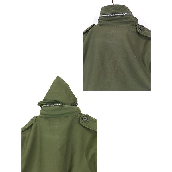 値下げしました！M-65 60s 2ndタイプアルミジップステンシル　ライナー付 古着 60s 米軍 US M-65 2nd ステンシル アルミジップ ミリタリー