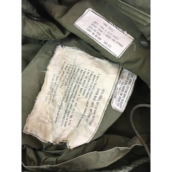 古着 60s 米軍 US ARMY M-51 後期型 ヘビー コットンサテン ミリタリー