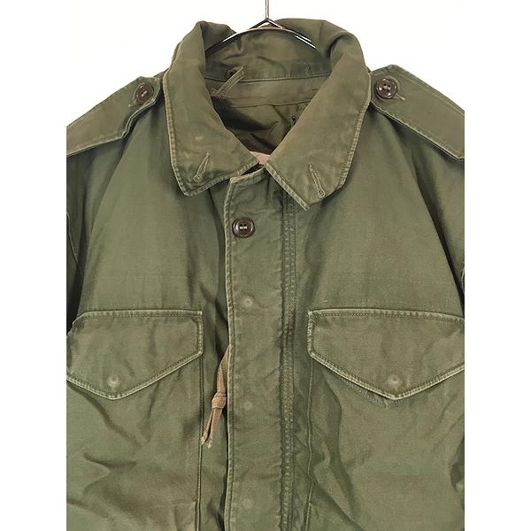 古着 50s 米軍 US ARMY M-51 初期型 ヘビー コットンサテン ミリタリー