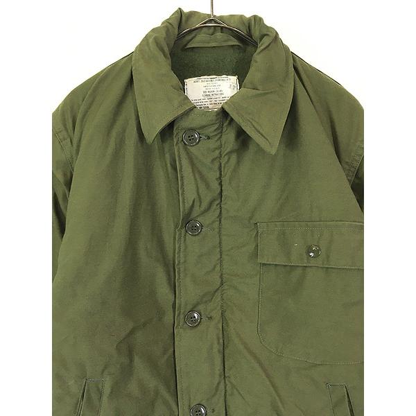 古着 70s 米軍 US NAVY ミリタリー パイル ライナー A-2 デッキ