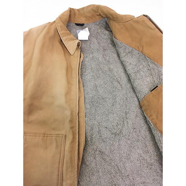 古着 Carhartt 裏ボア ブラウン ダック サンドストーン リッジ