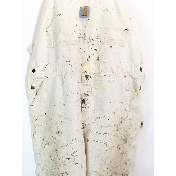 古着 80s USA製 Carhartt 山ポケ ペンキ Wニー ワーク 古着 80s USA製 Carhartt 山ポケ ペンキ Wニー ワーク