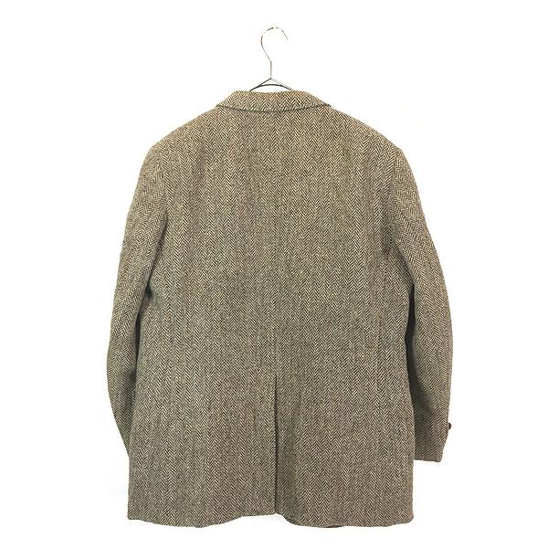 古着 80s USA製 KUPPENHEIMER × Harris Tweed クルミボタン 上質 