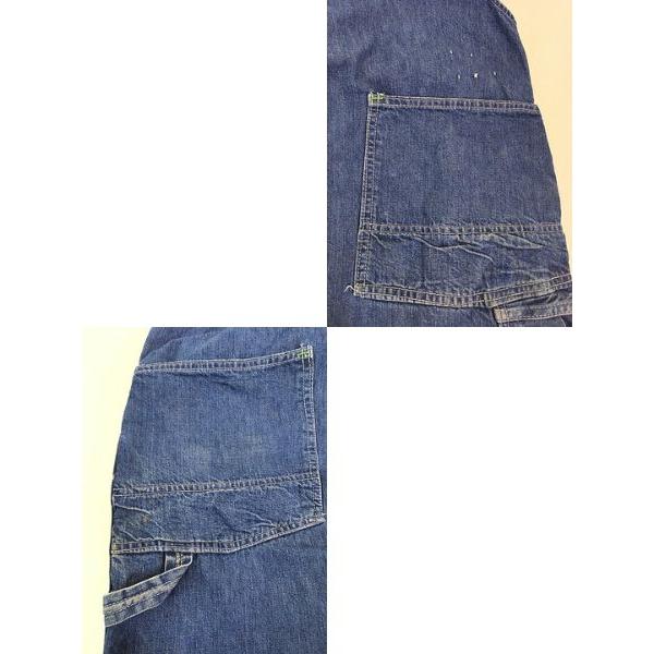 古着 60s USA製 Oshkosh B'gosh 100%コットン インディゴ デニム