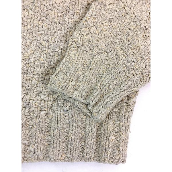 古着 80s BANANA REPUBLIC ローゲージ ヘビー ウール ハンド ニット