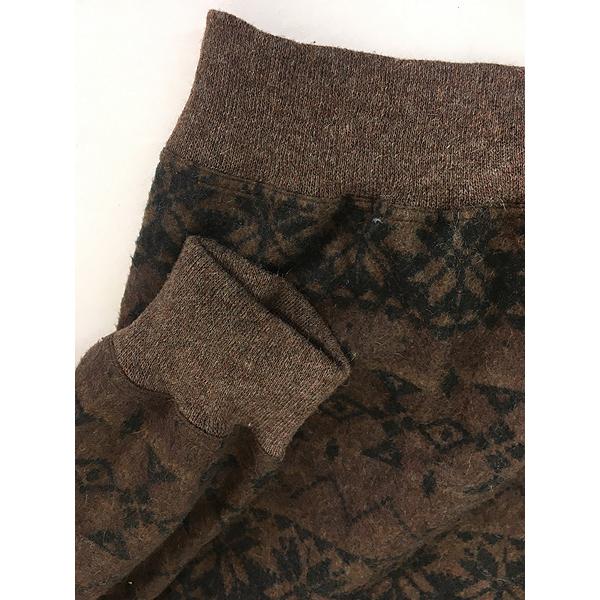 古着 80s Italy製 LL Bean ネイティブ スノーフレーク ボーダー ハーフ