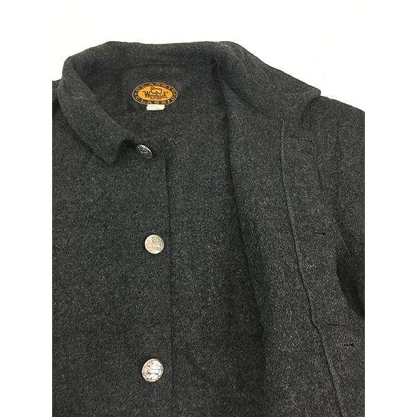 古着 90s USA製 WoolRich アニマル メタルボタン フランネル ウール