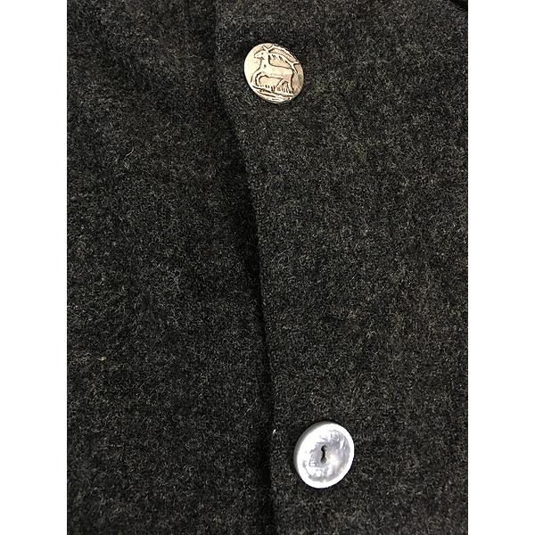 古着 90s USA製 WoolRich アニマル メタルボタン フランネル ウール カバーオール ジャケット XL 古着 90s USA製 WoolRich アニマル メタルボタン フランネル ウール
