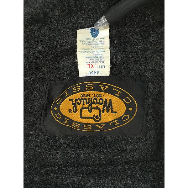 古着 90s USA製 WoolRich アニマル メタルボタン フランネル ウール