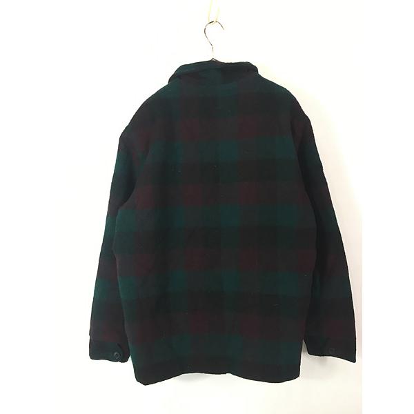 古着 90s USA製 WoolRich ボア フリース ライナー ブロック チェック
