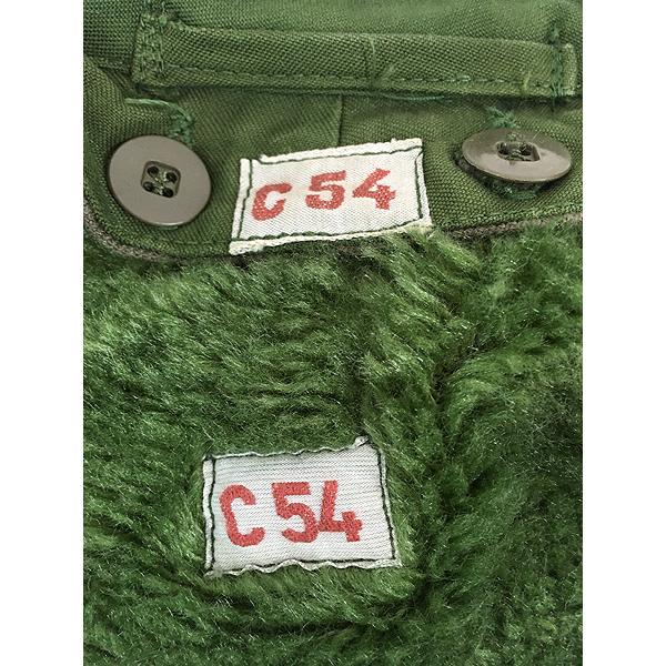 古着 60-70s スウェーデン軍 M-59 ミリタリー コットンサテン