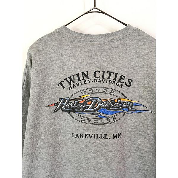 HARLEYDAVIDSON トレーナー　スウェット　ファイヤー HARLEYDAVIDSON トレーナー スウェット ファイヤー