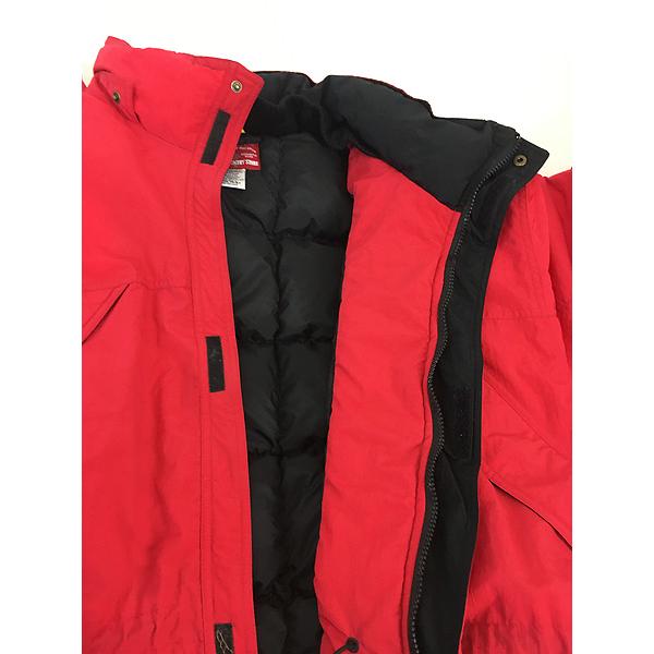 古着 90s Marlboro 企業 刺しゅう 2way ダウン ジャケット パーカー L